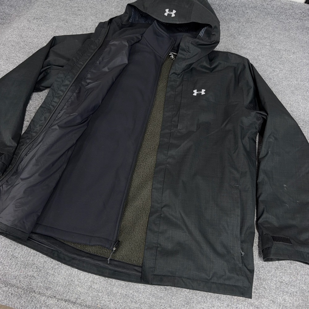 Under Armour Porter 3-in-1 Storm Jacket ColdGear Mens 2XL Waterproof w/ Liner
